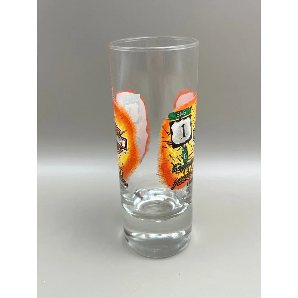 Harley-Davidson Key West Florida Shot Glass Petersons Mile Marker 1 Shooter 2010